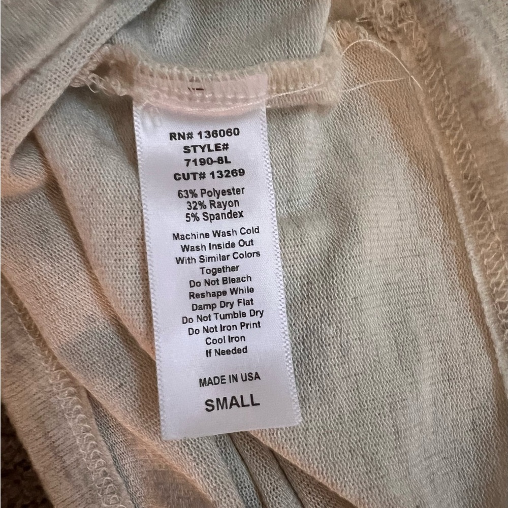 PROJECT SOCIAL T - Women’s Cream Cuffed CrewNeck Sweater - Size Small - Picture 2 of 7